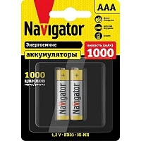 Аккумулятор NHR-1000-HR03-BP2 Navigator AAA 1000 мА.ч (2шт)